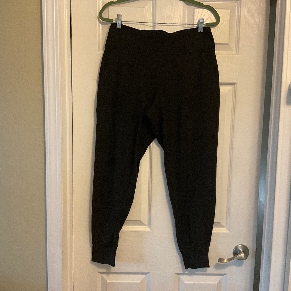 Lululemon black jogger leggings - Size 12